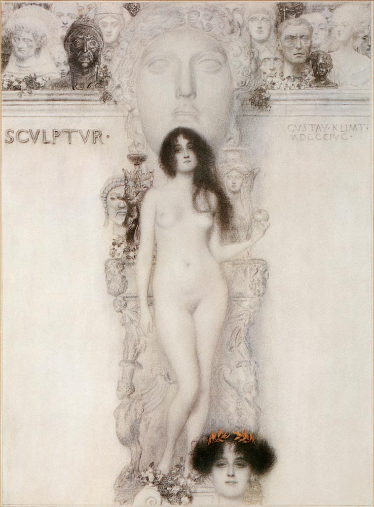 Reinzeichnung für die Allegorie from Gustav Klimt