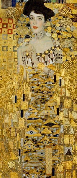 Bildnis Adele-Bloch-Bauer (Detail) from Gustav Klimt