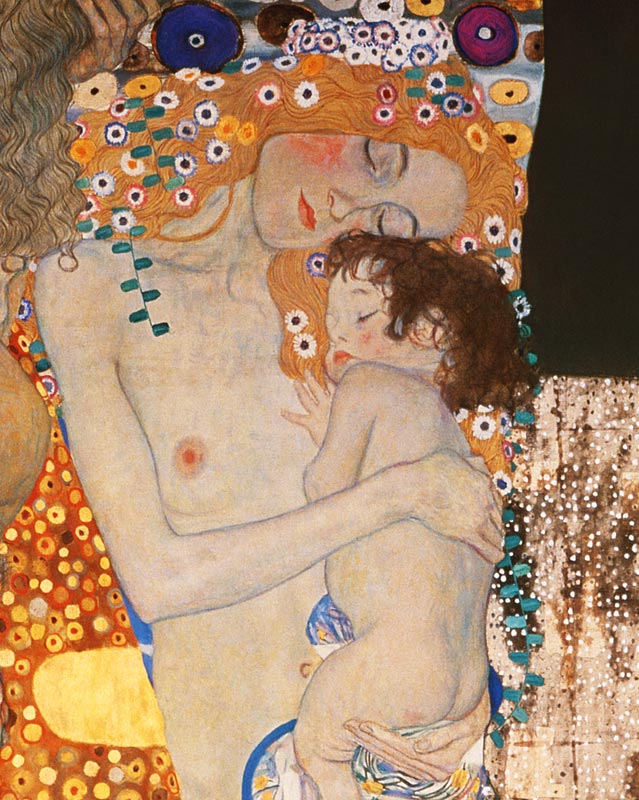 Detail aus "Die drei Lebensalter" from Gustav Klimt