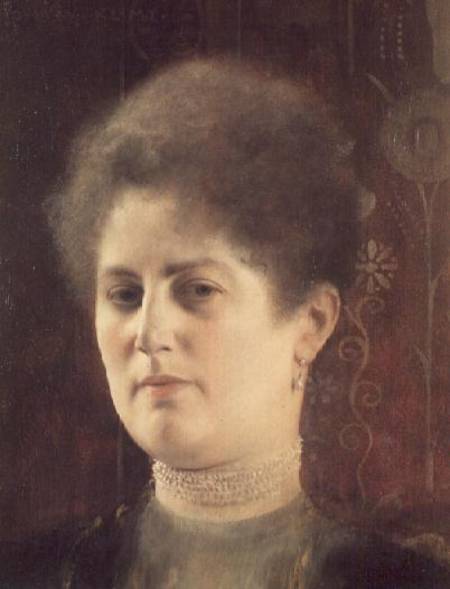 Portrait of a lady from Gustav Klimt