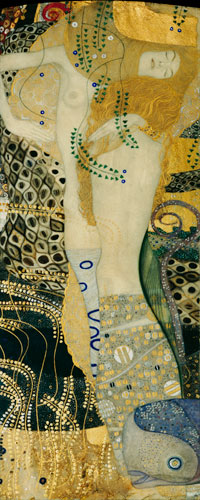 Wasserschlangen l from Gustav Klimt