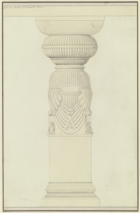 Indische Säule und Architrav from Gustav Rügemer
