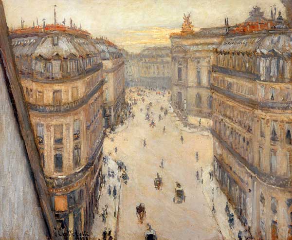 Rue Halevy from Gustave Caillebotte