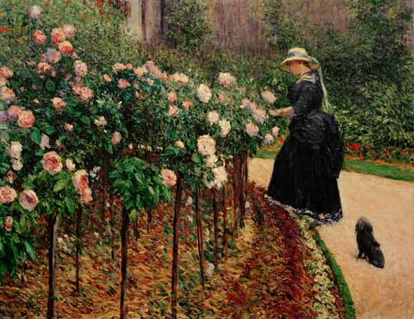 Rosen im Garten from Gustave Caillebotte