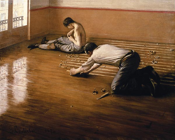 The Parquet Planers from Gustave Caillebotte