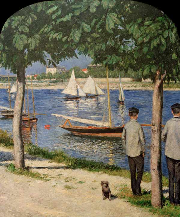 Banks Petit Gennevilliers from Gustave Caillebotte
