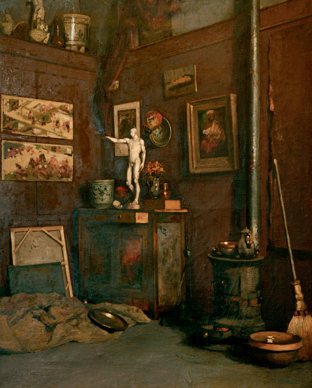 Intérieur d''atelier from Gustave Caillebotte