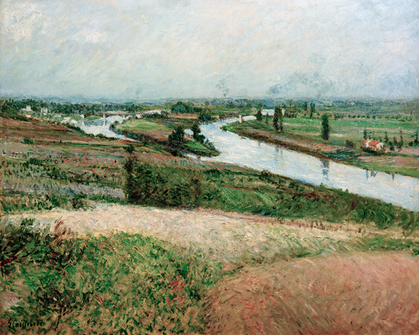 Seine ? la pointe Epinay from Gustave Caillebotte