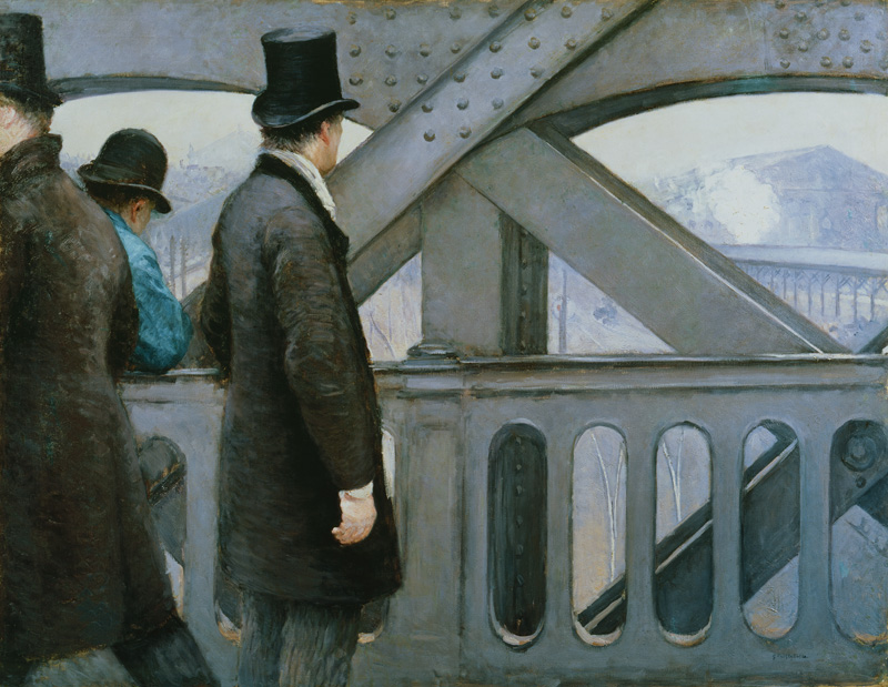 Le Pont de l'Europe from Gustave Caillebotte