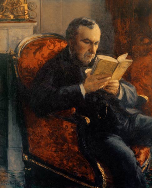 Portrait,  Eug?ne Daufresne from Gustave Caillebotte
