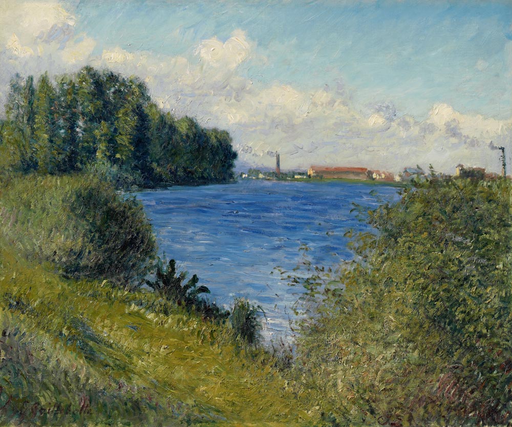 Seine bei Argenteuil from Gustave Caillebotte