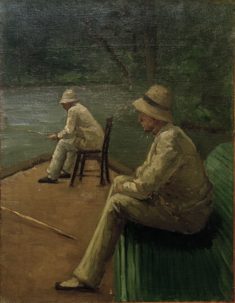 Angler am Ufer der Yerres from Gustave Caillebotte