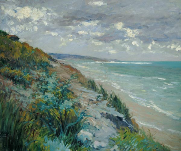 Cliffs the sea at Trouville from Gustave Caillebotte