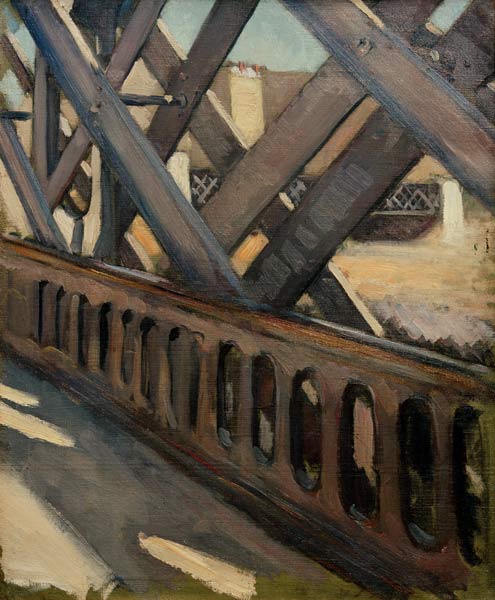 Pont de l'Europe (Studie) from Gustave Caillebotte