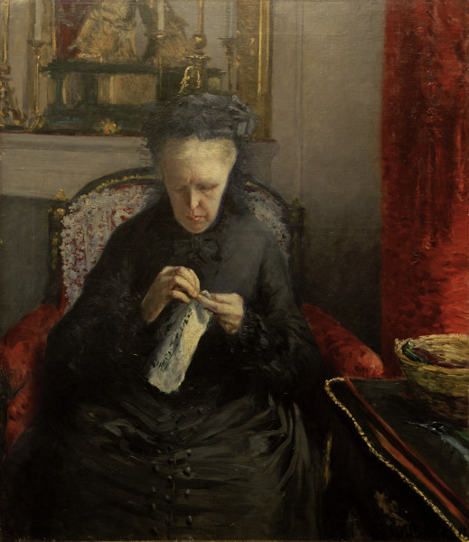 Portrait Mme Caillebotte from Gustave Caillebotte