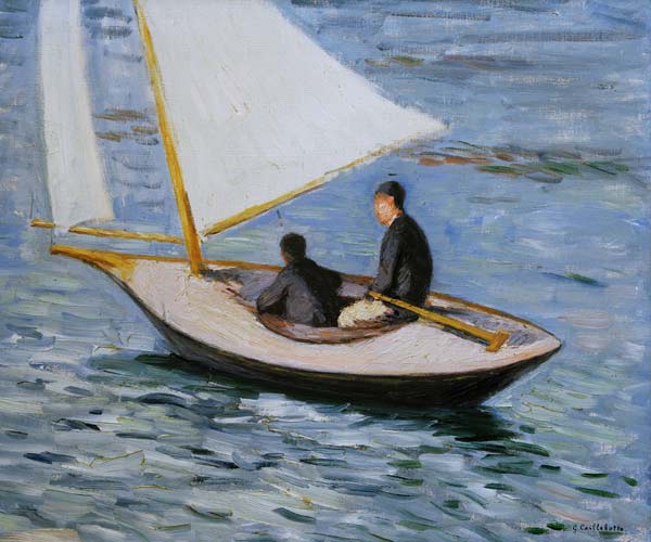 Segelboot auf der Seine from Gustave Caillebotte