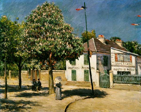 Promenade in Argenteuil from Gustave Caillebotte