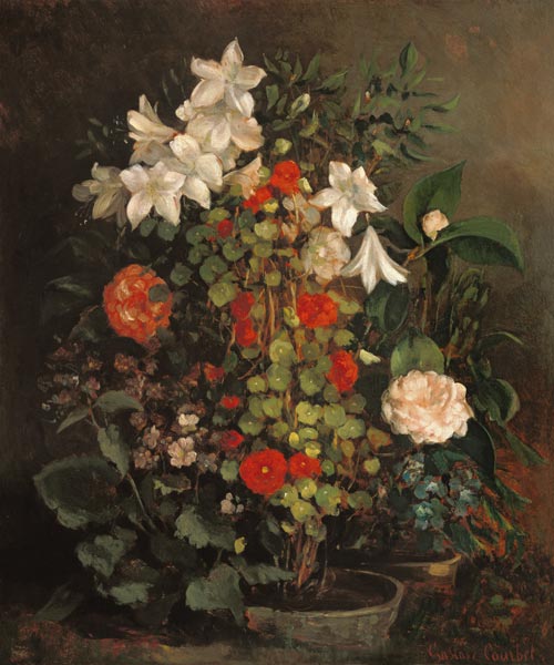 Blumenstilleben from Gustave Courbet