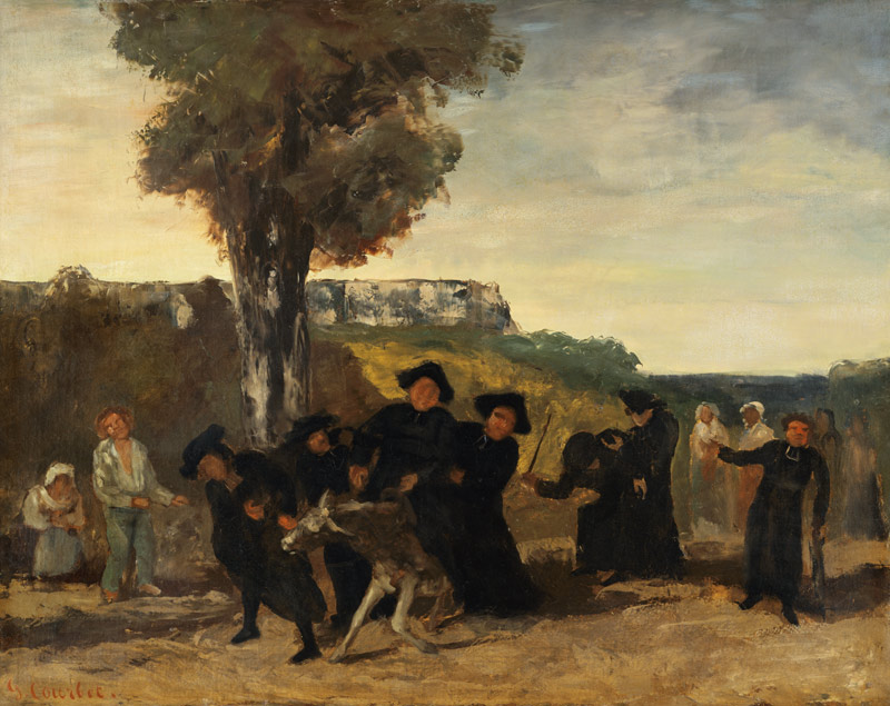 Le retour de la conférence from Gustave Courbet