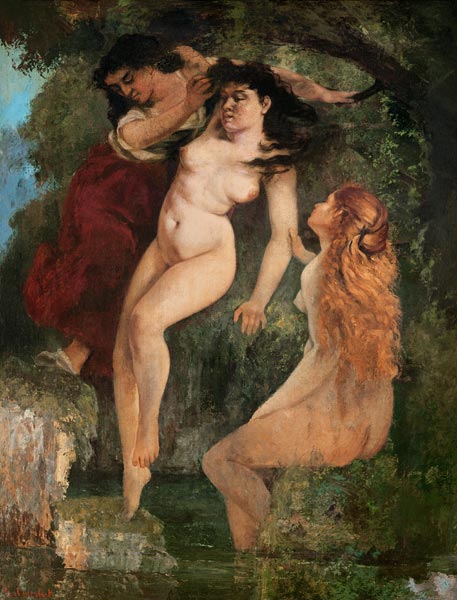 Die drei Badenden from Gustave Courbet