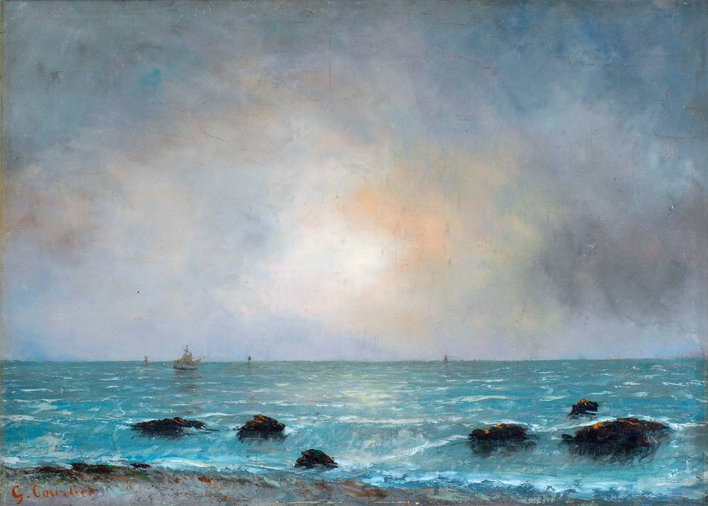 Sonnenaufgang am Meer from Gustave Courbet