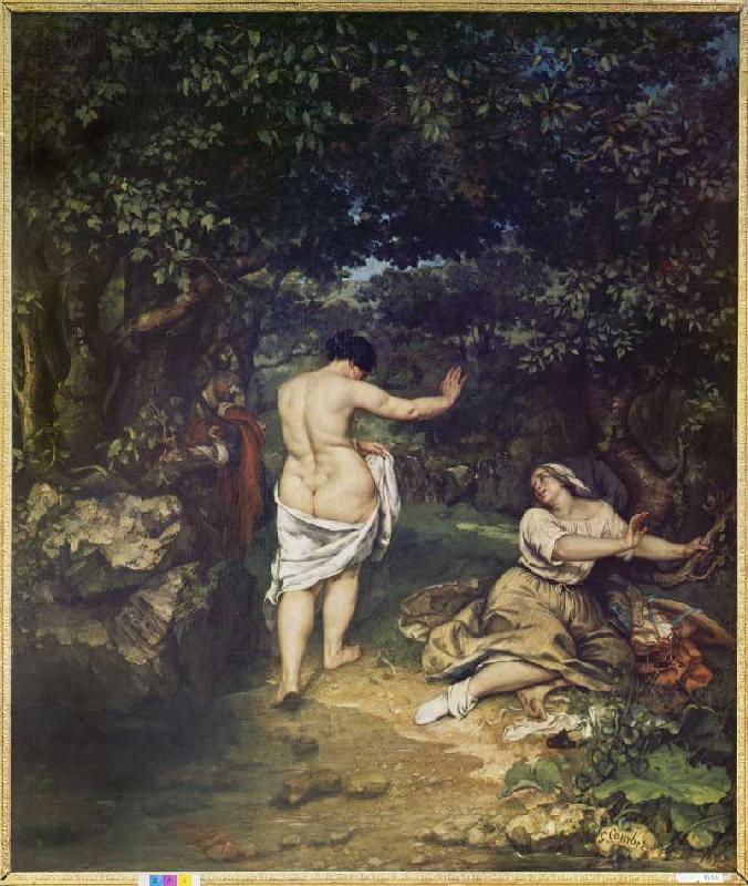 Die Badenden from Gustave Courbet