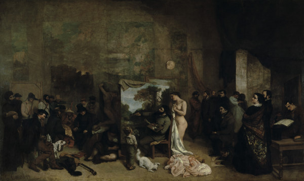 Courbet / L Atelier / 1855 from Gustave Courbet