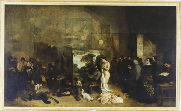 Courbet, Das Atelier from Gustave Courbet