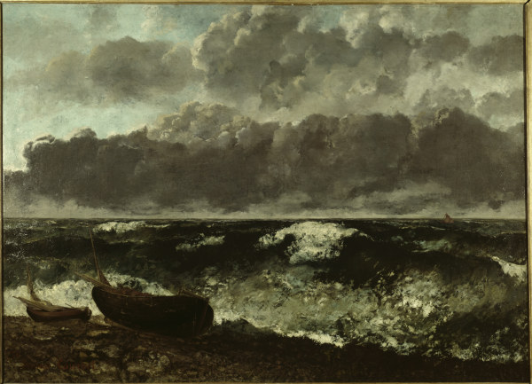 Das stürmende Meer o. Die Woge from Gustave Courbet
