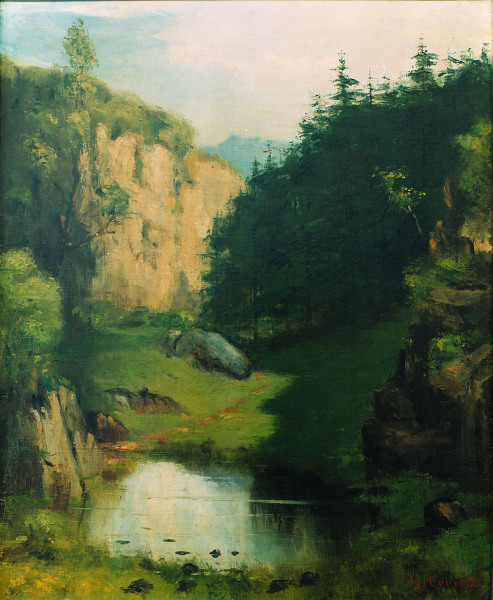 Der Weiher from Gustave Courbet