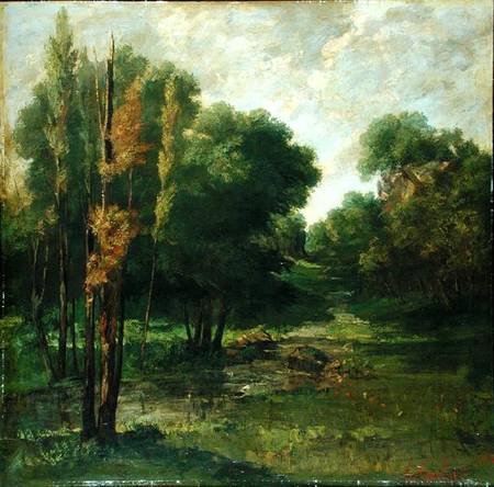 Forest Landscape from Gustave Courbet