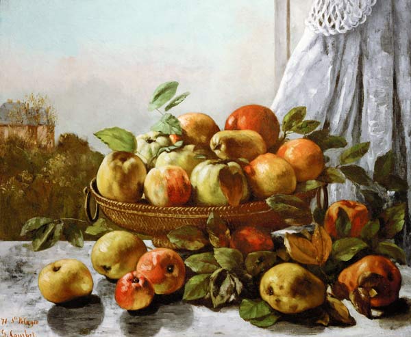 Früchte in einem Korb from Gustave Courbet