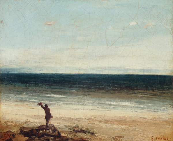 Die Küste bei Palavas. from Gustave Courbet