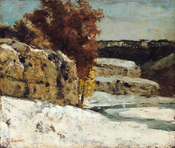 Winterlandschaft. from Gustave Courbet