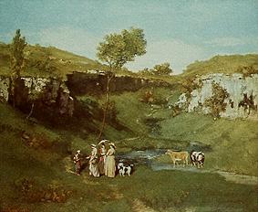 Die Schönen des Dorfes. from Gustave Courbet