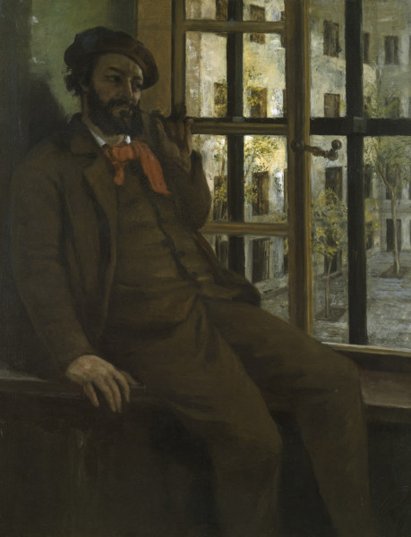 Self-portrait from Gustave Courbet