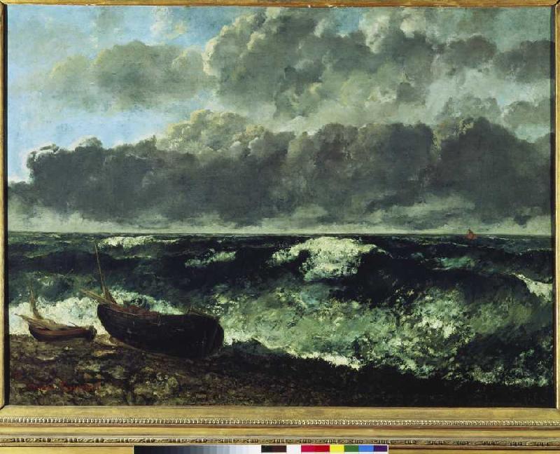 Stürmische See (oder Die Welle) from Gustave Courbet