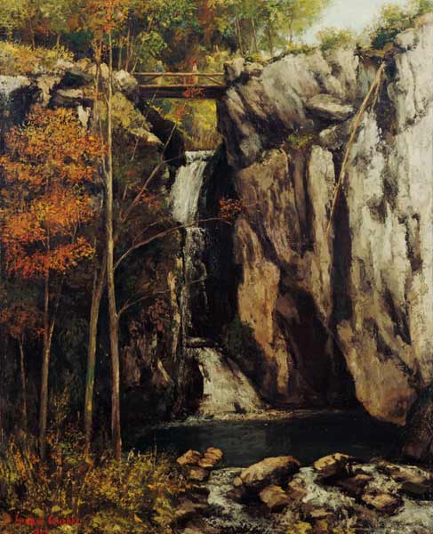 The Chasm at Conches from Gustave Courbet