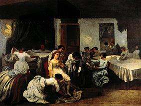 Die Toilette der Braut. from Gustave Courbet