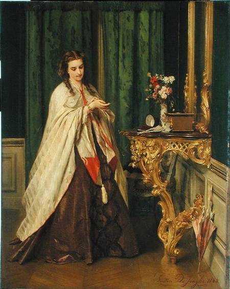Woman at her Toilet from Gustave Leonard de Jonghe