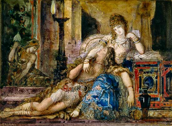 Samson und Dalila. from Gustave Moreau