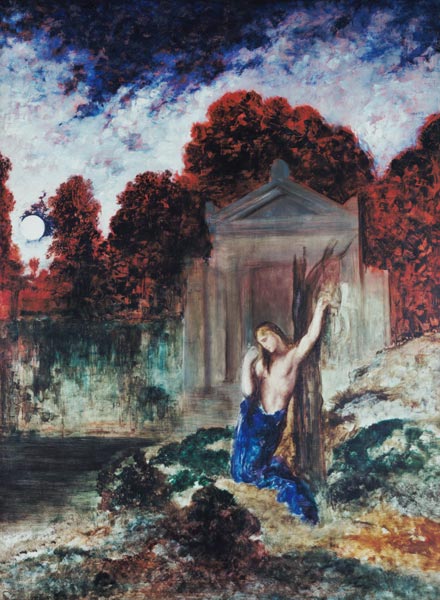 Orpheus am Grabe Eurydikes. from Gustave Moreau