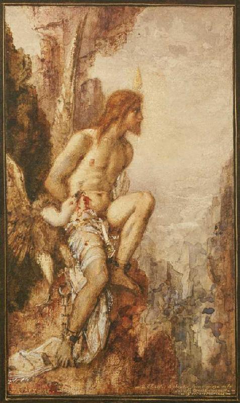 Die Strafe des Prometheus. from Gustave Moreau