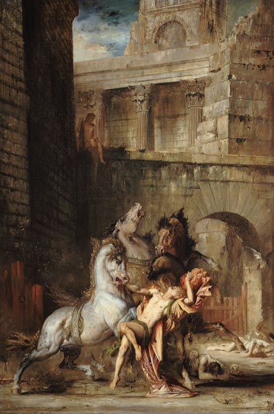 Die Pferde des Diomedes. from Gustave Moreau