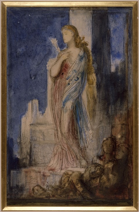 Helen on the Ramparts of Troy from Gustave Moreau