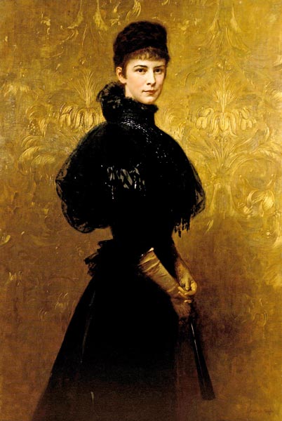 Portrait der Kaiserin Elisabeth von Österreich from Gyula Benczúr