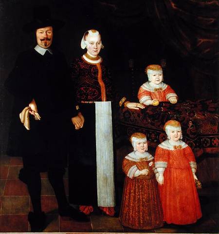 Portrait of a Hamburg Family from Hamburg Master