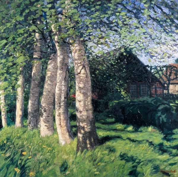 Frühling in Worpswede from Hans am Ende