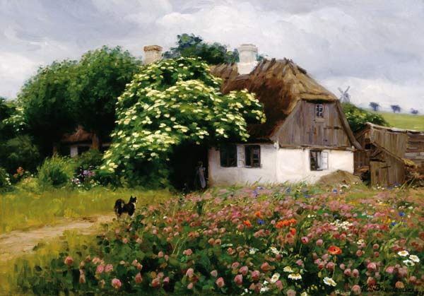 Flower Meadow next to the Fam from Hans Andersen Brendekilde