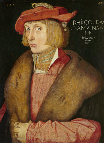 Bildnis des Pfalzgrafen Philipp des Kriegerischen from Hans Baldung Grien